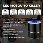 Electric Mosquito Killer Lamp LED Bug Zapper Anti Mosquito Killer Lamp Insect Trap Lamp Killer Home Living Room Pest Control