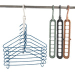 Multi-port Support Circle Clothes Hanger Clothes Drying Rack Multifunction Space Saving Hanger Magic Clothes Hanger