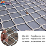 3/5/10cm Grid Nylon Safety Netting Stair Balcony Safety Protection Fence Kids Toddler Safe Deck Anti Falling Net Custom made