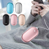 5200mAh 5V Cute  USB Rechargeable LED Electric Hand Warmer Heater Travel Handy Long-Life Mini Pocket Warmer Home Warming Product