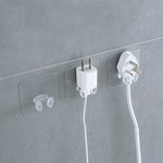 Wall Storage Hook Power Plug Socket Holder Wall Adhesive Hooks Plug Hook for Kitchen Bathroom Accessories