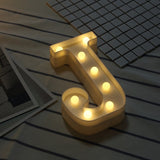 Luminous LED Letter Night Light Creative 26 English Alphabet Number Battery Lamp Romantic Wedding Party Decoration