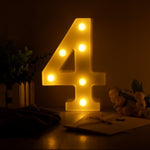 Luminous LED Letter Night Light Creative 26 English Alphabet Number Battery Lamp Romantic Wedding Party Decoration