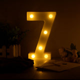 Luminous LED Letter Night Light Creative 26 English Alphabet Number Battery Lamp Romantic Wedding Party Decoration
