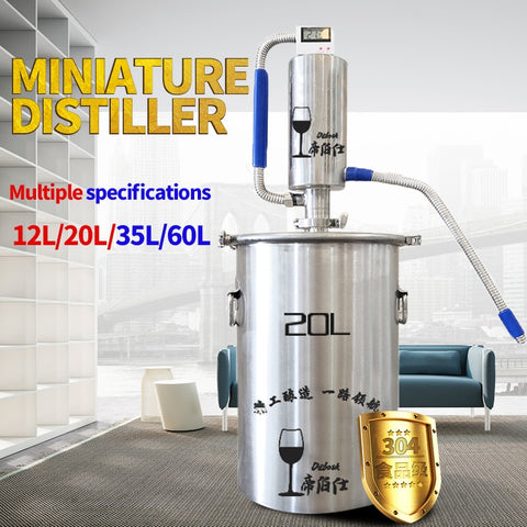 20L Moonshine Distiller Brewing Alcohol Mashine Home brewing Liquor Brandy vodka Distiller ，Comprises Brewing accessories