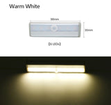 6/10 LEDs PIR LED Motion Sensor Light Cupboard Wardrobe Bed Lamp LED Under Cabinet Night Light For Closet Stairs Kitchen