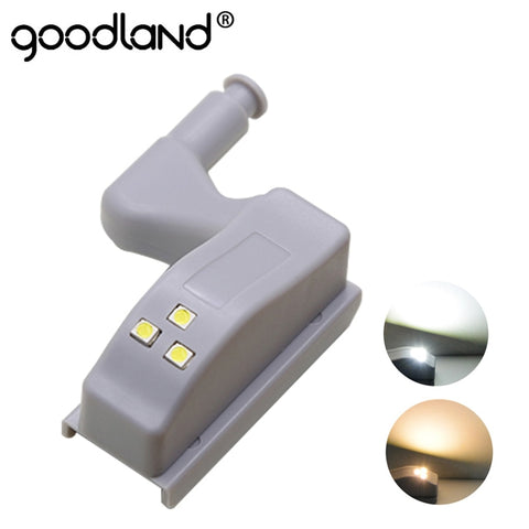 Goodland LED Under Cabinet Light Universal Wardrobe Light Sensor Led Armario Inner Hinge Lamp For Cupboard Closet Kitchen