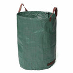 120L/300L/500L Large Capacity Heavy Duty Garden Waste Bag Durable Reusable Waterproof PP Yard Leaf Weeds Grass Container Storage