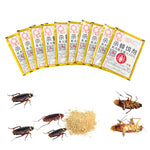 10Pcs Killing Cockroach Insecticide Bait Powder Kill Roach Insect Roach Killer Anti Pest Reject Pest Control Poison Trap