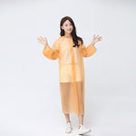 FGHGF Fashion EVA Women Raincoat Thickened Waterproof Rain Coat Women Clear Transparent Camping Waterproof Rainwear Suit