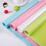 Reusable Shelf Liner Contact Paper Cabinet Mat Drawer Mat Moisture-Proof Waterproof Dust Proof Non-Slip Tableware Pad