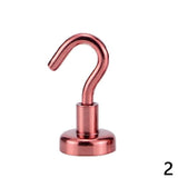 1pc Powerful Magnetic Hook Super Heavy Neodymium Rare Earth Magnet Holder Refrigerator Surfaces Storage Kitchen Accessoies