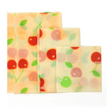 Reusable Beeswax Cloth Wrap Food Fresh Bag Lid Cover Stretch Lid Jungle Party Bees wax wrap plastic wrap