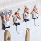 1pcs Cartoon Shaped Hook Powerful Adhesive wall key holder Wall Door Clothes Coat Hat Hanger Kitchen For bathroom Towel Hook