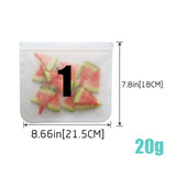 Thicken PEVA Food Storage Containers Reusable Silicone Fresh Bags Moistureproof Refrigerator Sealed Bag Ziplock Kitchen Organize