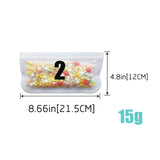 Thicken PEVA Food Storage Containers Reusable Silicone Fresh Bags Moistureproof Refrigerator Sealed Bag Ziplock Kitchen Organize