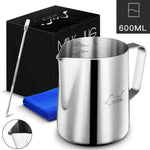 Stainless Steel Milk Frothing Pitcher Espresso Coffee Barista Craft Latte Cappuccino Milk Cream Cup Frothing Jug Pitcher