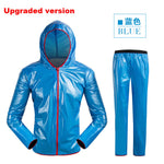 Upgraded Waterproof Raincoat Suit Outdoor Fishing Fashion Sports Raincoat Unisex Riding Motorcycle Rainwear Suit Adult Rain Jack