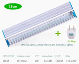 Aquarium LED Lighting  EU/US Plug Plant Light Plant Fish Tank LED Light Aquatic Slim Grow Lighting Lampe 18/28/38/48CM