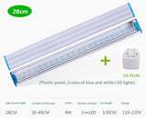 Aquarium LED Lighting  EU/US Plug Plant Light Plant Fish Tank LED Light Aquatic Slim Grow Lighting Lampe 18/28/38/48CM