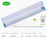 Aquarium LED Lighting  EU/US Plug Plant Light Plant Fish Tank LED Light Aquatic Slim Grow Lighting Lampe 18/28/38/48CM