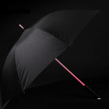 LED Light saber Light Up Umbrella Laser sword Light up Golf Umbrellas Changing On the Shaft/Built in Torch Flash Umbrella