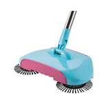 Stainless Steel Sweeping Machine Push Type Hand Push Magic Broom Dustpan Handle Household Cleaning Package Hand Push Sweeper mop