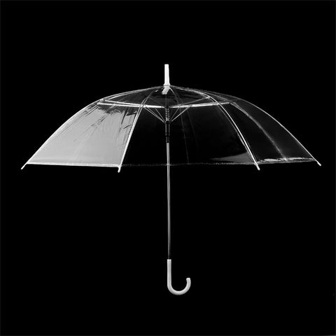 Fashion Transparent Clear Automatic Umbrella Parasol For Wedding Party Favor