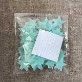 100pcs/set Night Luminous Stars Sticker Glow In The Dark Toys Child of light Stickers for Kids Bedroom Decor Xmas Birthday Gifts