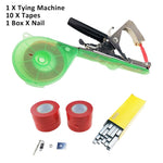 10000pcs/set Tape Tool Binder Nail Tapener Flower Vegetable Bind Branch Machine +20pcs/lot Tapetool Tape Tapener Garden Tools