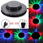 Mini 48 LEDs 8W RGB Sunflower Laser Projector Lighting Disco Stage Light Bar DJ Sound Background Wall Light Christmas Party Lamp