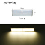 Wireless LED Under Cabinet Light PIR Motion Sensor Lamp 6/10 LEDs for Wardrobe Cupboard Closet Kitchen Lighting Led Night Light