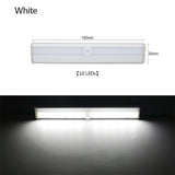 Wireless LED Under Cabinet Light PIR Motion Sensor Lamp 6/10 LEDs for Wardrobe Cupboard Closet Kitchen Lighting Led Night Light