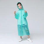 FGHGF Not Once EVA Transparent Fashion Frosted Child Raincoat Girl And Boy Rainwear Outdoor Hiking Travel Rain Coat For Children